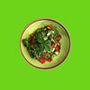 Фото к позиции меню Салат Овощной с зеленью и сметаной