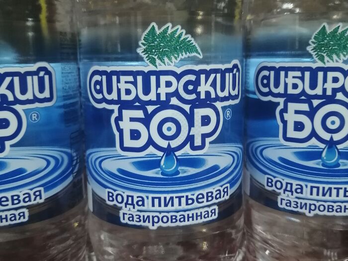 Вода питьевая Сибирский бор газированная