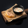 Фото к позиции меню Сырный суп с брускеттой шиодзуки