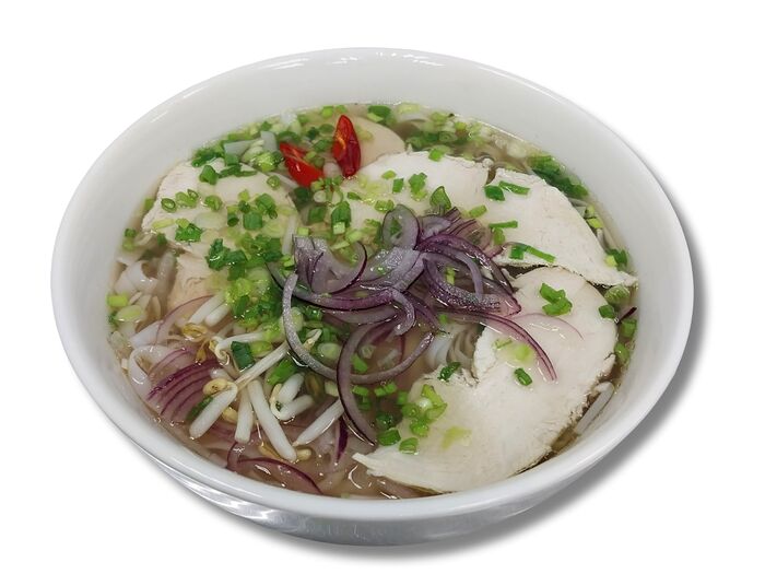 Суп с рисовой вермишелью Бун Шот Ванг