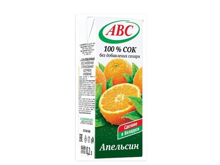 Сок Abc апельсин