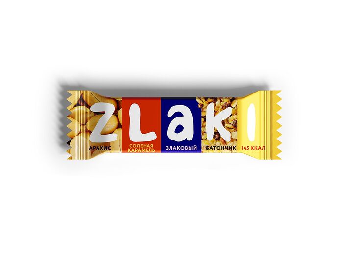 Батончик Zlaki арахис-соленая карамель