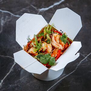 Wok с морепродуктами