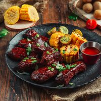 Свиные рёбрышки с соусом BBQ