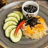 Фото к позиции меню Тайский жареный рис с креветками