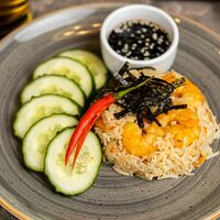 Тайский жареный рис с креветками