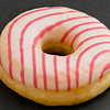 Фото к позиции меню Пончик с малиново-сливочной начинкой