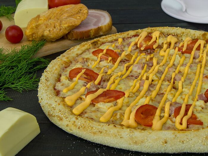 Пицца Сырный цыпленок 25 см
