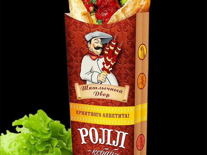 Ролл-kebab с телятиной