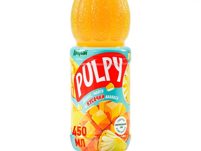 Сок Добрый Pulpy Ананас и манго