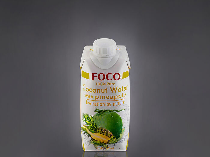 Кокосовая вода с соком ананаса Foco 0,33