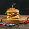 Фото к позиции меню Хитбургер классический с телятиной
