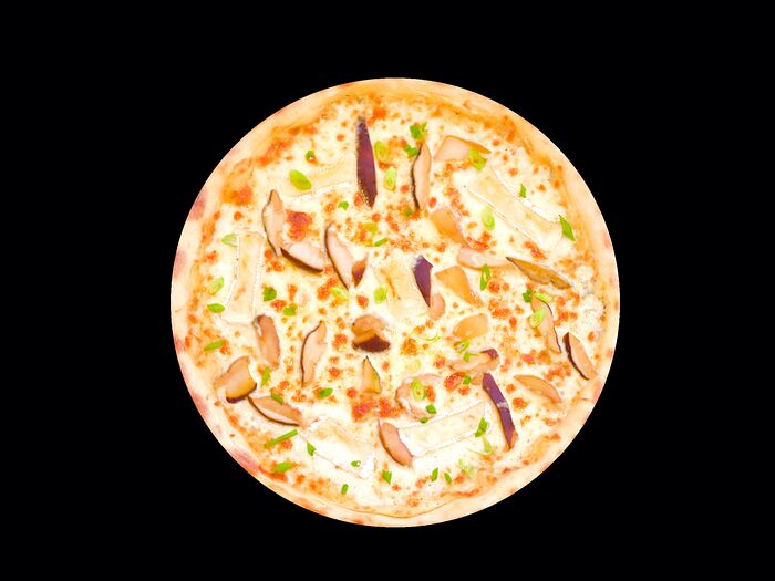 Пицца С белыми грибами и сыром Бри