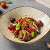 Фото к позиции меню Салат из свежих овощей с оливками и маслинами