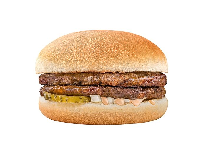 Гамбургер с двойной котлетой