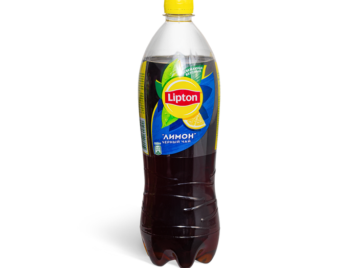 Черный чай Lipton 1л со вкусом лимона