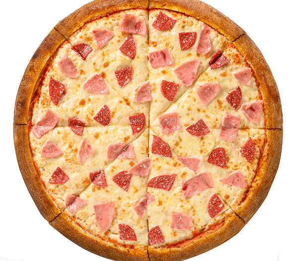 Пицца С ветчиной и сервелатом 30см традиционная