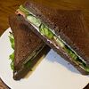 Фото к позиции меню Сэндвич с семгой