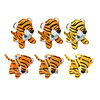 Фото к позиции меню Сноу бум сувенир мягкий, полиэстер, в виде тигра, 10x9x7см, 6 дизайнов