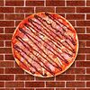 Фото к позиции меню Пицца Курочка с соусом BBQ