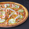 Фото к позиции меню Пицца Дары моря томатная