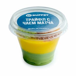 Трайфл с чаем матча