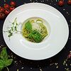 Фото к позиции меню Зеленые спагетти алио олио с чили