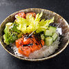 Фото к позиции меню Поке с лососем и рисом