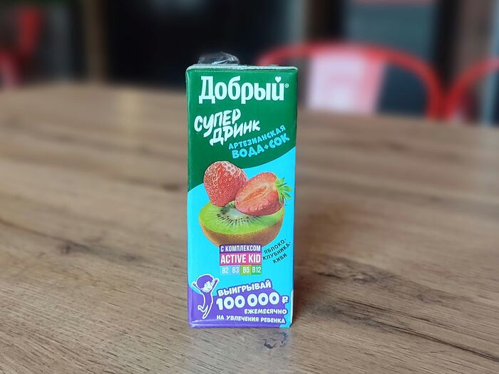 Сок Добрый Яблоко-клубника-киви