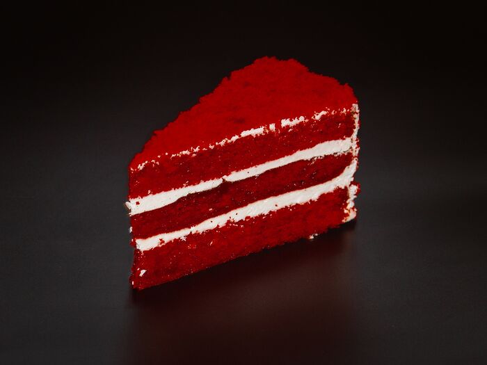 Кусок торта Красный Бархат