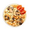 Фото к позиции меню Паста с курицей и грибами