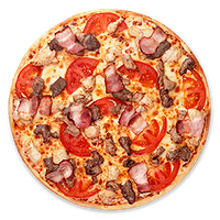 Пицца Мясное Ассорти 26 см тонкое тесто