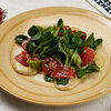 Фото к позиции меню Зеленый микс салат со слабосоленым лососем