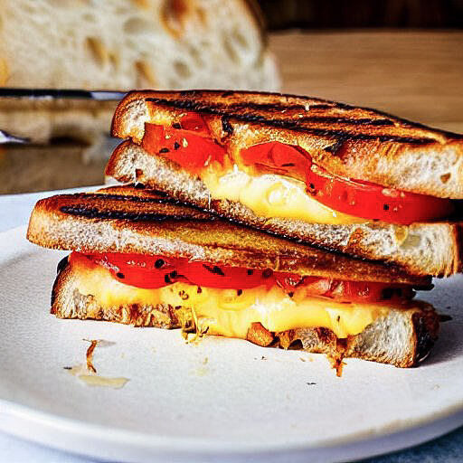Grilled cheese & tomato