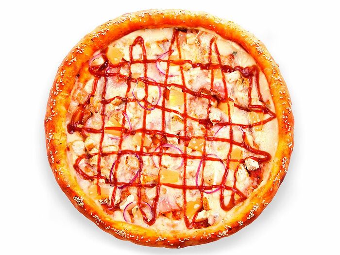 Пицца Чикен барбекю с сырными бортиками