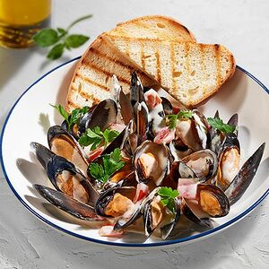 Cozze alla crema