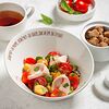 Фото к позиции меню Теплый салат с индейкой и печеными овощами