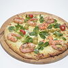 Фото к позиции меню Пицца с креветками и овощами