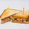 Фото к позиции меню Сэндвич с ветчиной