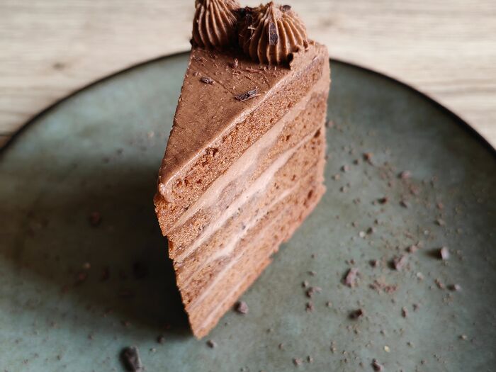 Шоколадный веган-торт