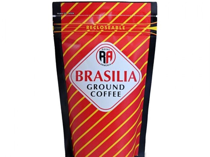 Красный молотый кофе Роял Бразилия