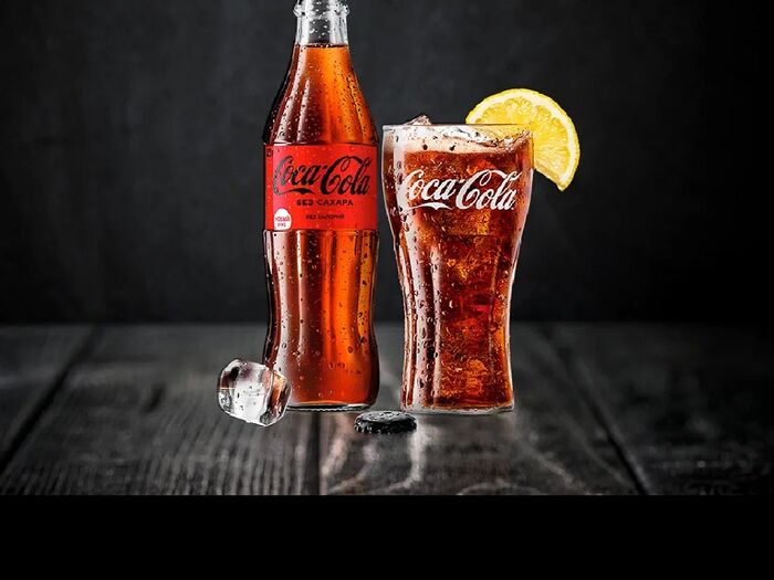Coca-Cola zero в стекле