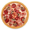 Фото к позиции меню Пицца с копченостями на пышном тесте