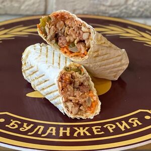 Шаурма на углях из курицы