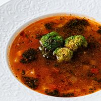 Овощной суп минестроне с брокколи