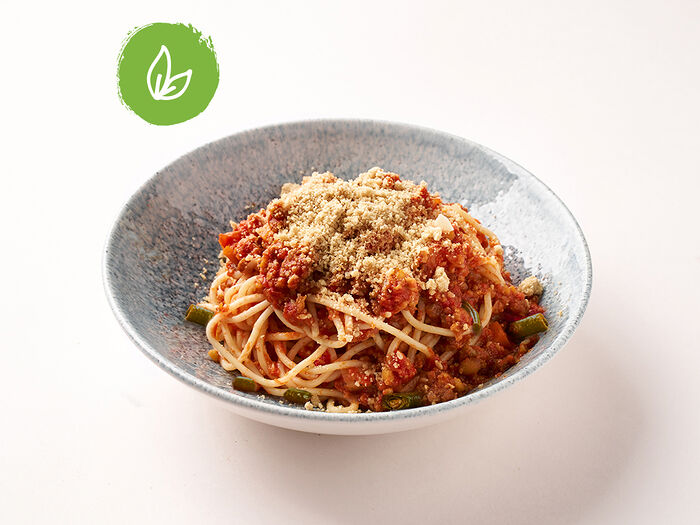 Спагетти с Veggi фаршем и томатным соусом