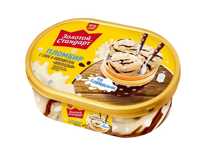 Мороженое Золотой стандарт Суфле