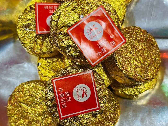 Шу Пуэр Золотая медалька (Золотая Точа Шу Цзин Хун Банг, пров. Юннань), чай листовой черный