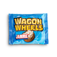 Печенье Wagon Wheels с суфле и джемом