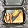 Фото к позиции меню Клаб-сендвич с лососем